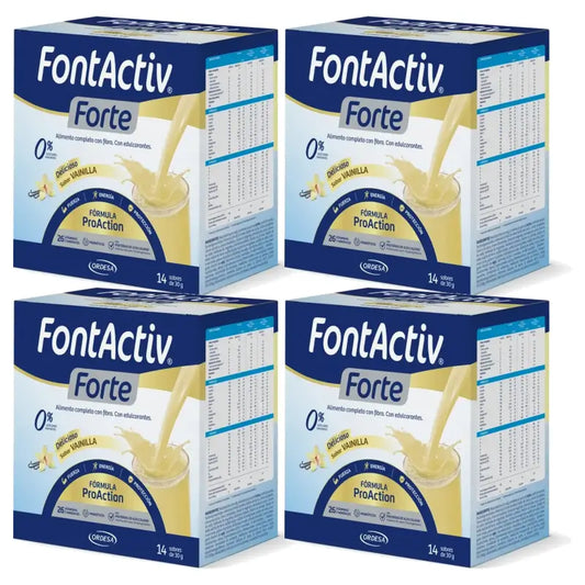 FontActiv Forte Vanilka, 56 vrecúšok po 30 g