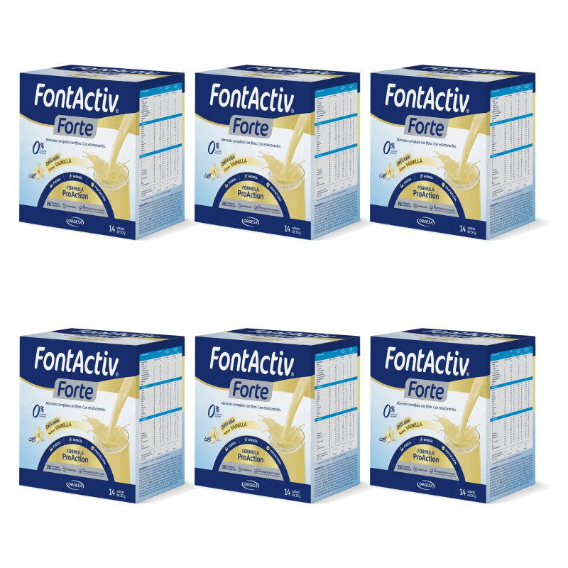 FontActiv Forte Vanilka, 84 vrecúšok po 30 g