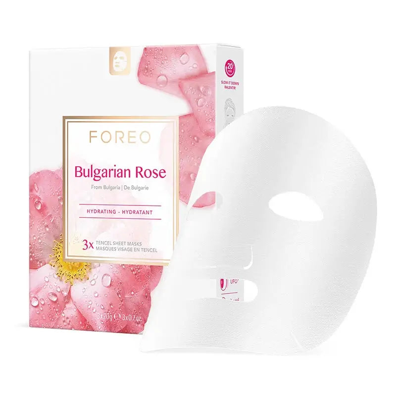 Foreo Farm To Face pleťová maska – bulharská ruža, 3 ks 