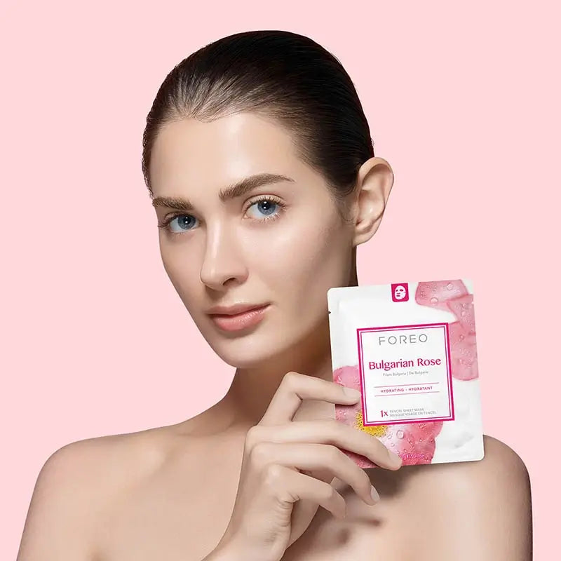 Foreo Farm To Face pleťová maska – bulharská ruža, 3 ks 