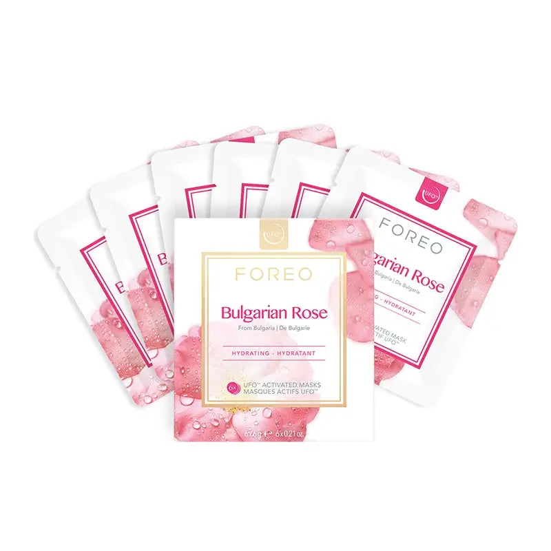 Foreo Ufo Mask – bulharská ruža, 6 ks