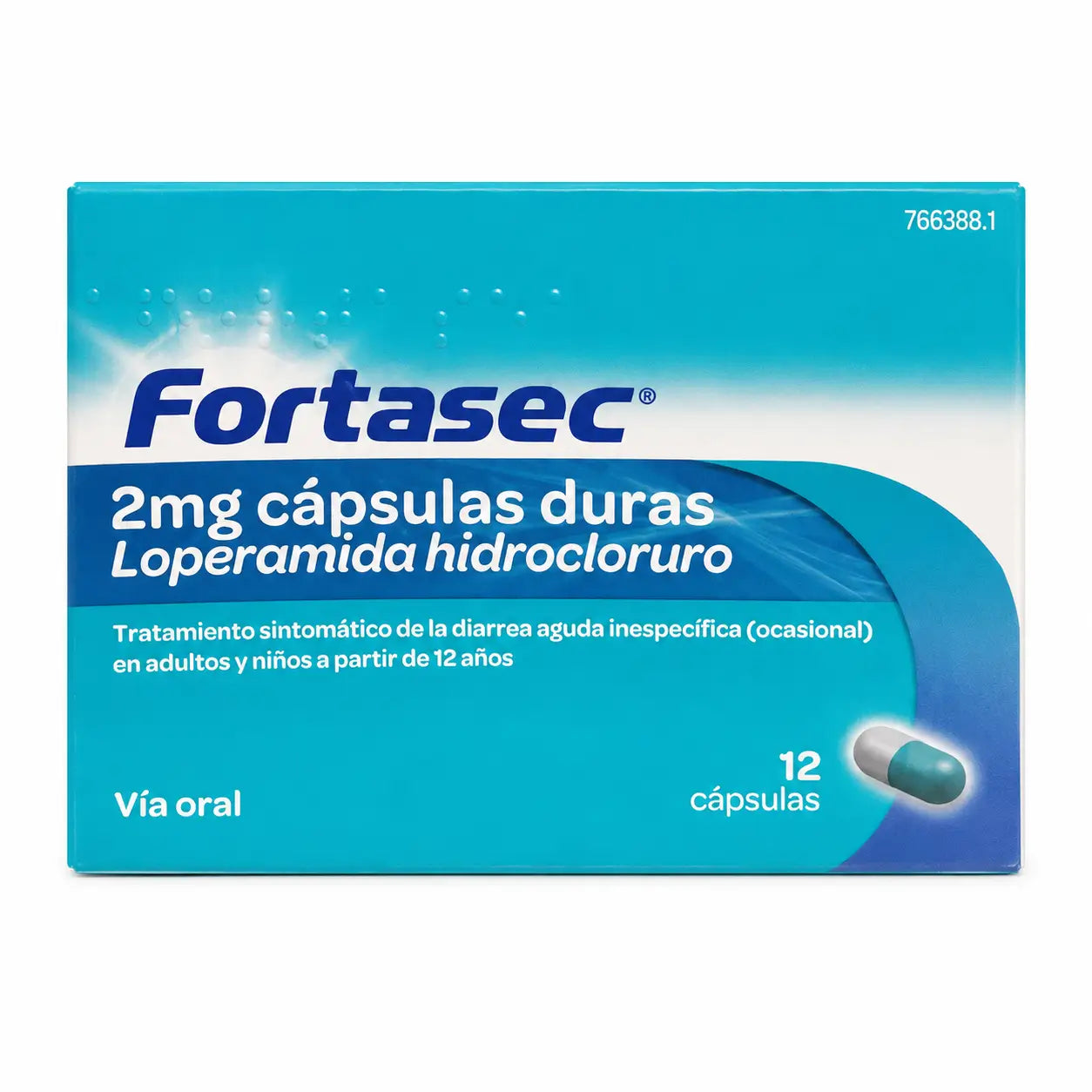 Fortasec 2 mg, 12 tvrdých kapsúl