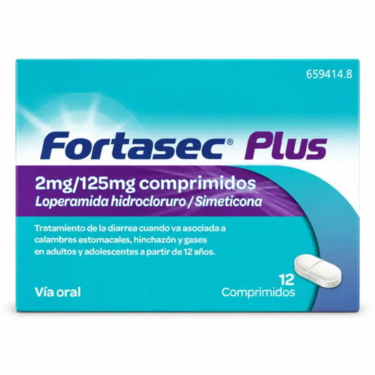 Fortasec Plus 2/125 mg, 12 tabliet