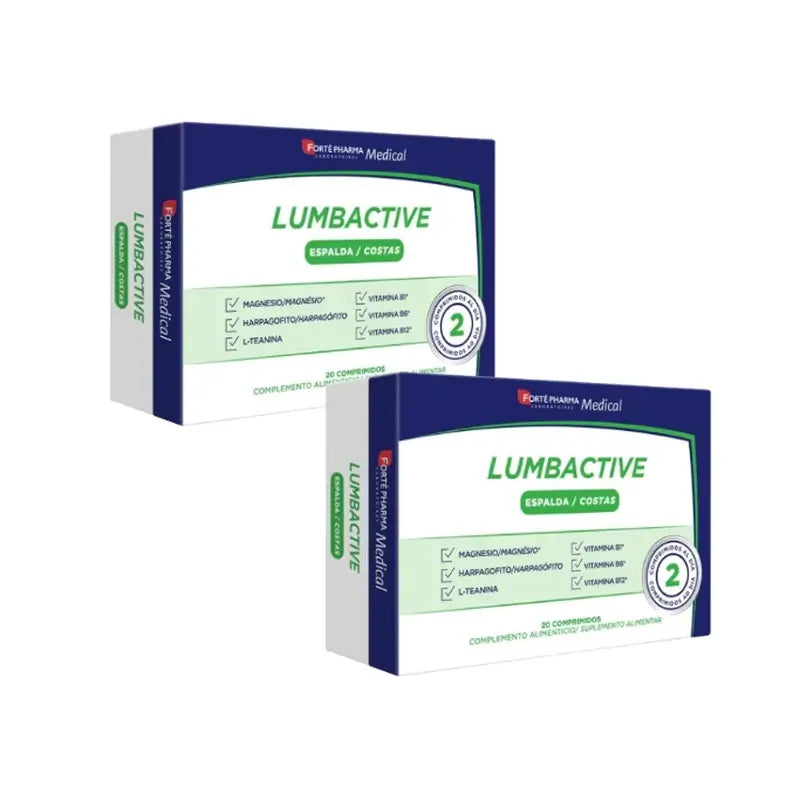 Forté Pharma Duplo Medical Lumbactive Back, 2 x 20 Tablets