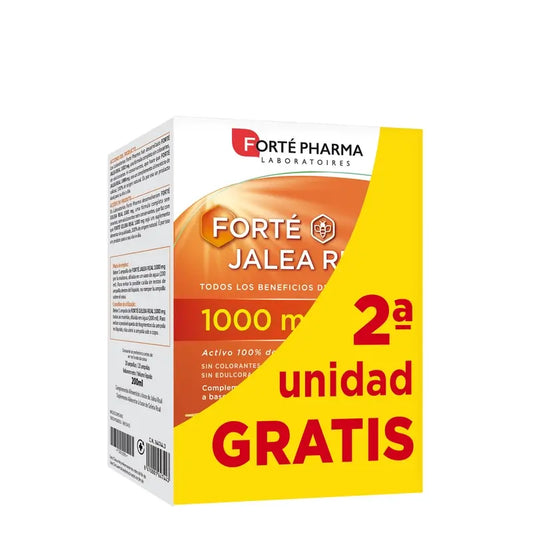 Forté Pharma, injekčná liekovka Forté s materskou kašičkou 1000 mg, balenie (2. ks zadarmo), 20 ml