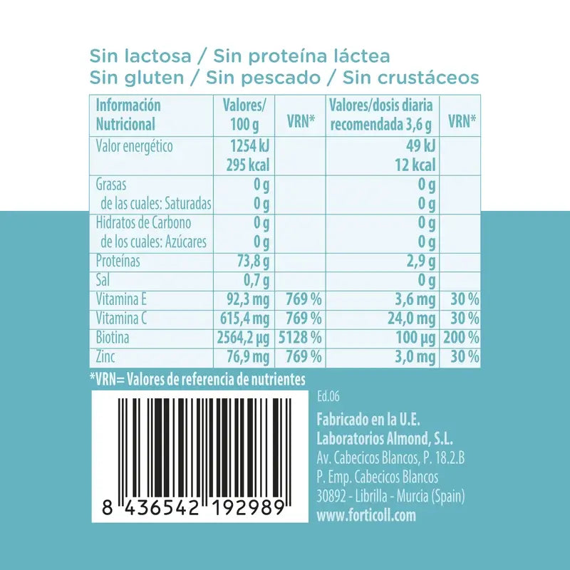 Forticoll Bioaktívny kolagén pre pokožku a vlasy, 120 tabliet