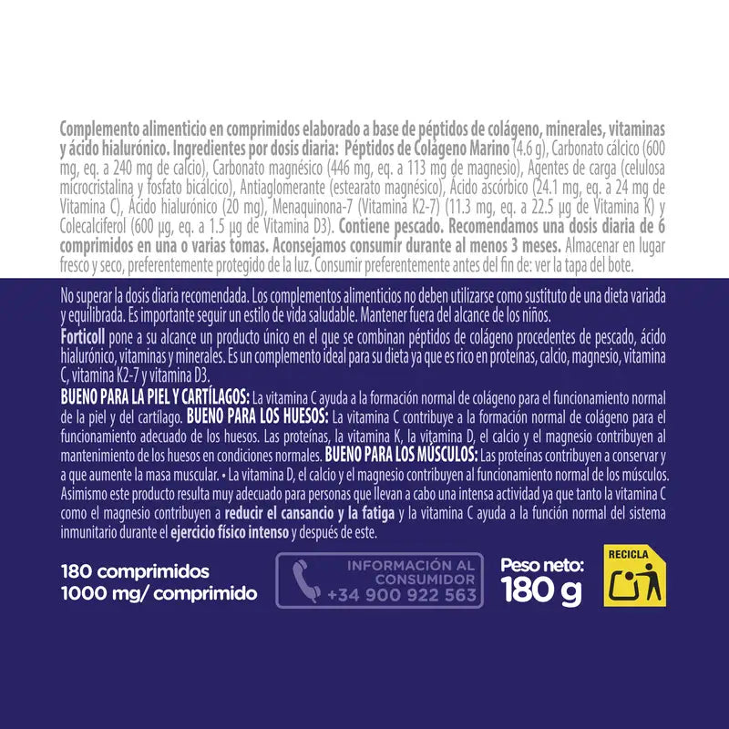 Forticoll Morský kolagén 180 tabliet