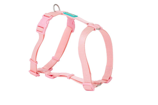 Postroj Freedog Nylon Basic ružový, 25 mm, 70/90 cm