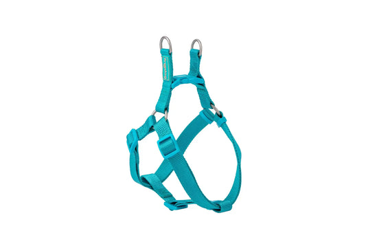Freedog Nylonový postroj Basic typ A, tyrkysový, 15 mm, 30/50 cm