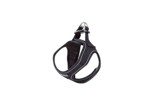 Postroj Freedog Soft, čierny, veľkosť M, 40–45 cm