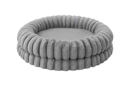 Freedog – postieľka Muffin, sivá, 76 x 76 x 18 cm