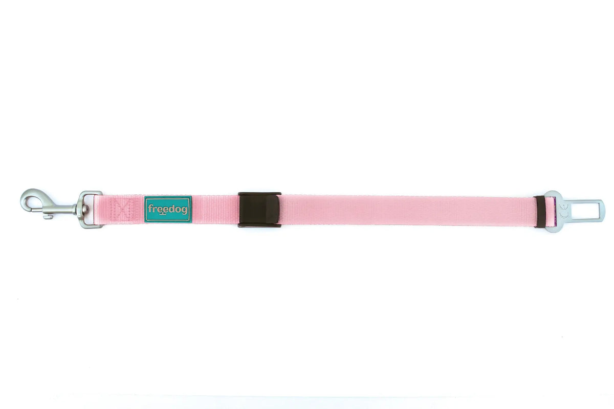 Freedog Bezpečnostný pás ružový 25 mm × 36/56 cm