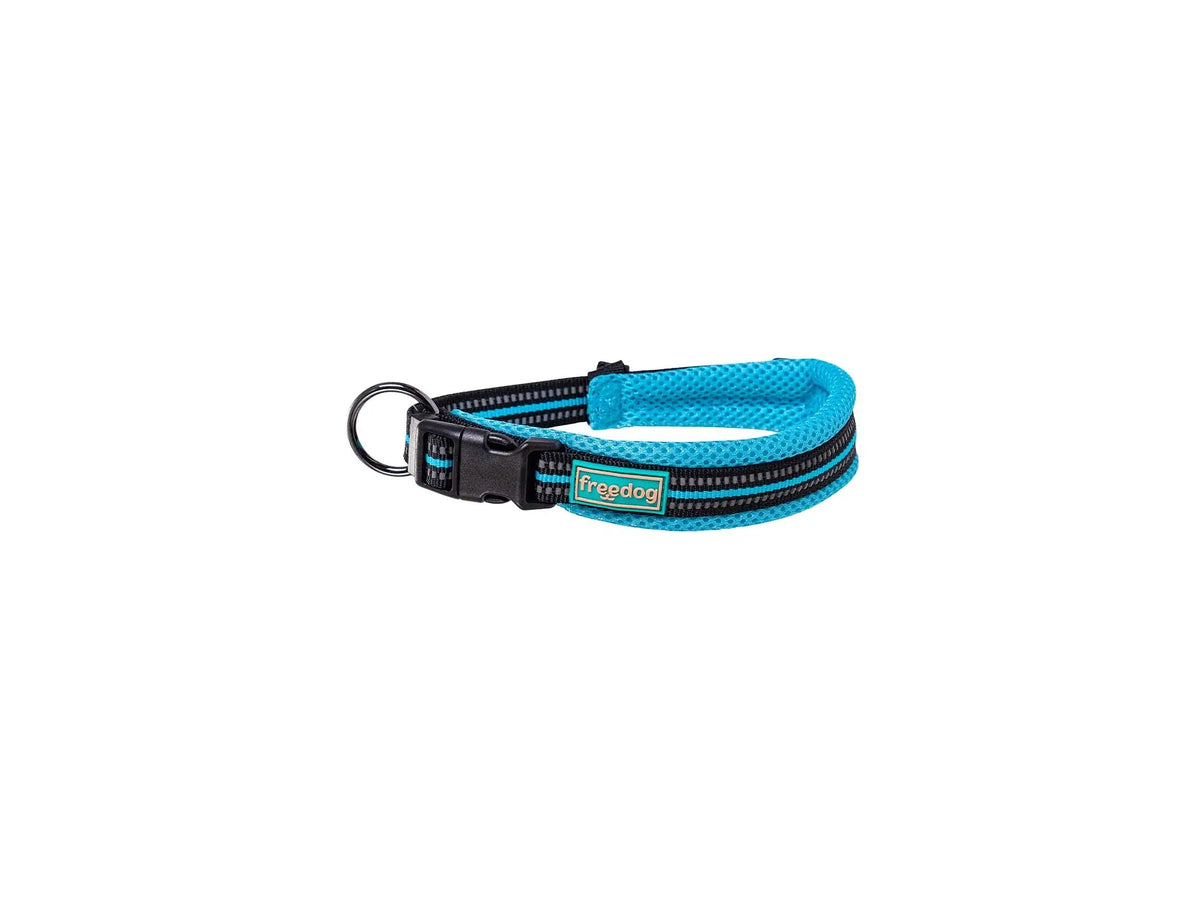 Obojok Freedog Soft Sport tyrkysový, 20 mm, 35/60 cm