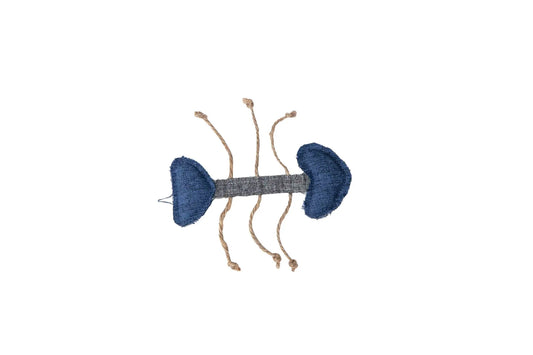 Freedog Ekologická hračka pre mačky Fishbone Catnip, 14,5 × 5,5 cm