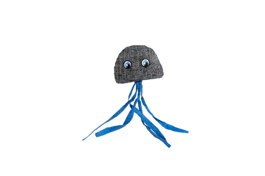Freedog Ekologická hračka pre mačky Jellyfish, 8,5 × 15,5 cm
