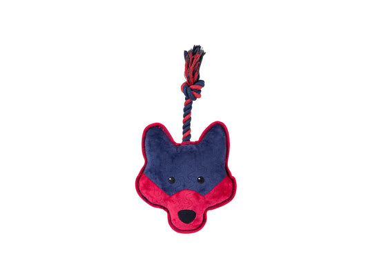 Freedog Hračka Tough Fox so zvukom a šnúrou 21 × 34 cm
