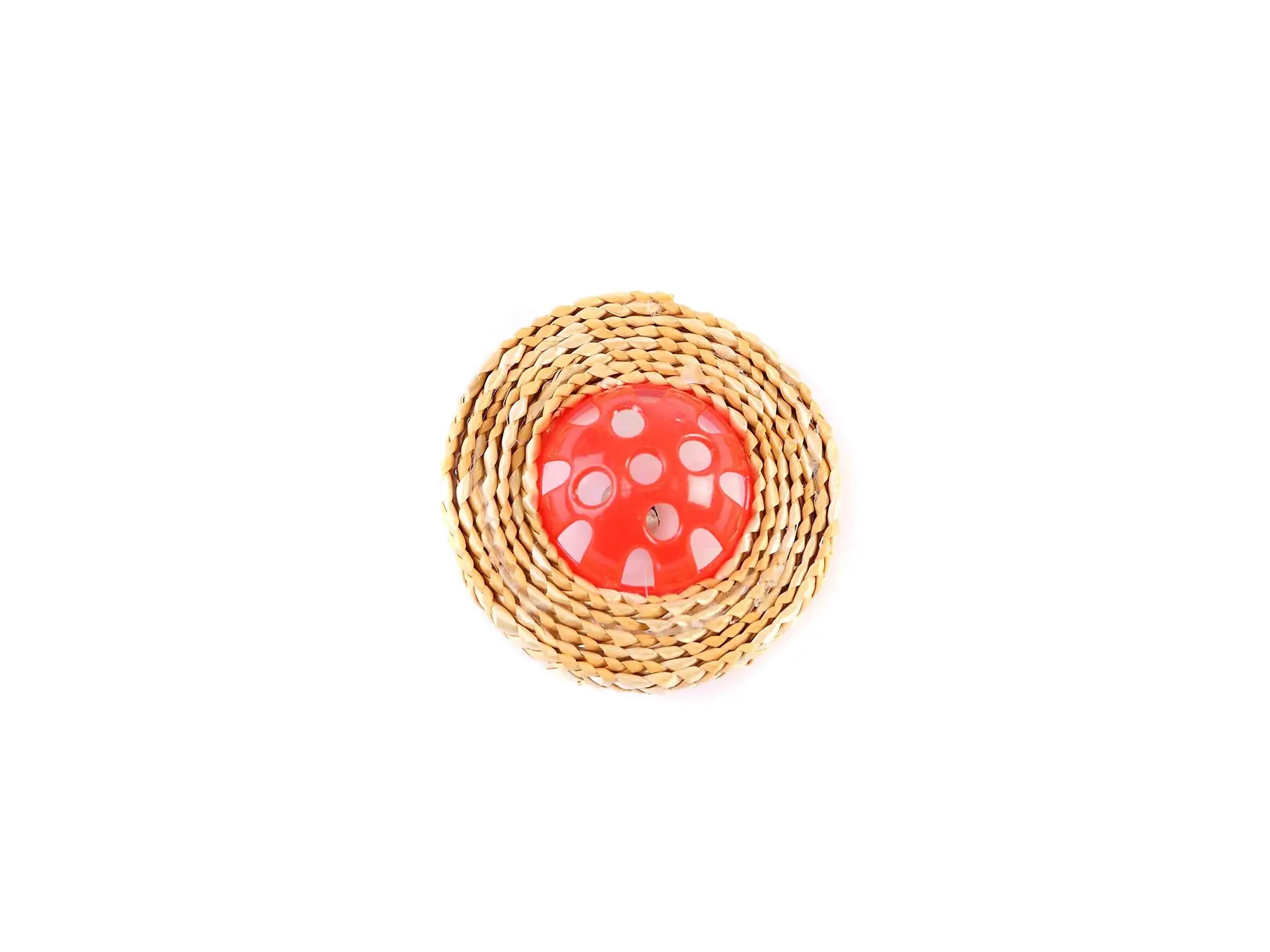 Freedog Červená lopta so stuhou, 7 x 7 cm