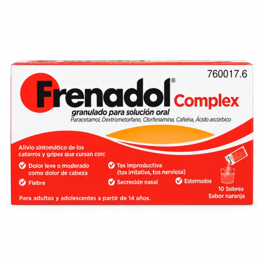 FRENADOL® Complex proti chrípke, na perorálne použitie, 10 vrecúšok