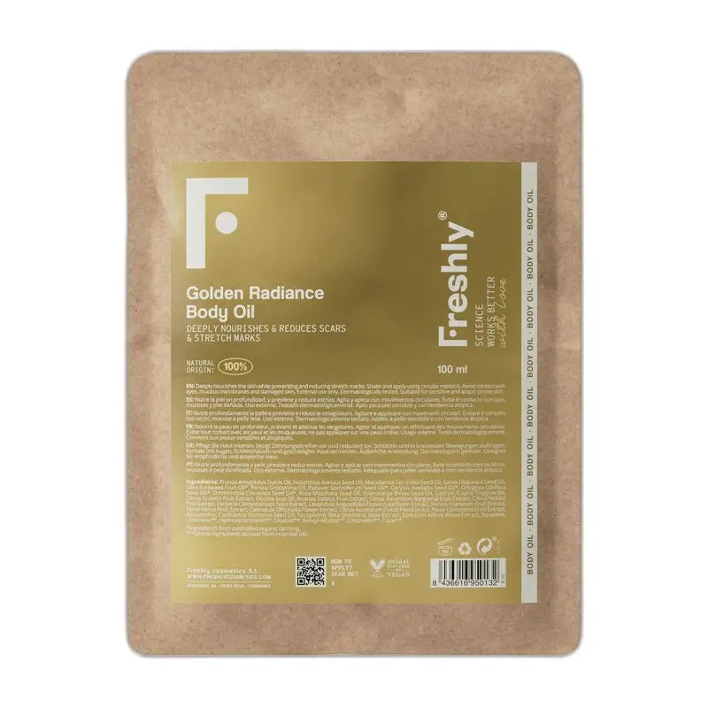 Freshly Refill Golden Radiance telový olej, 100 ml