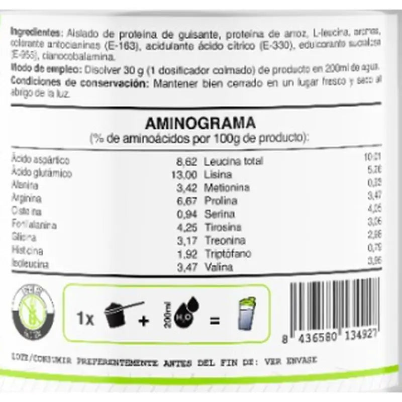 Fullgas Vegánsky proteín s príchuťou čučoriedok 500 g