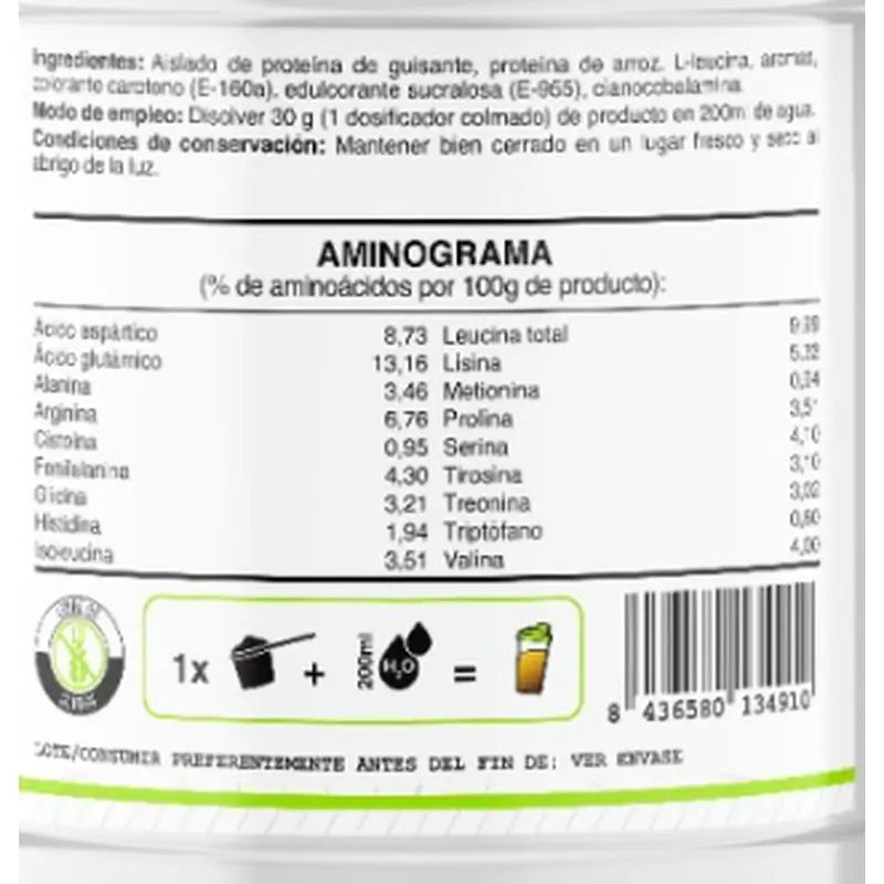 Fullgas Vegánsky proteínový flan s príchuťou vanilky a karamelu, 500 g. 