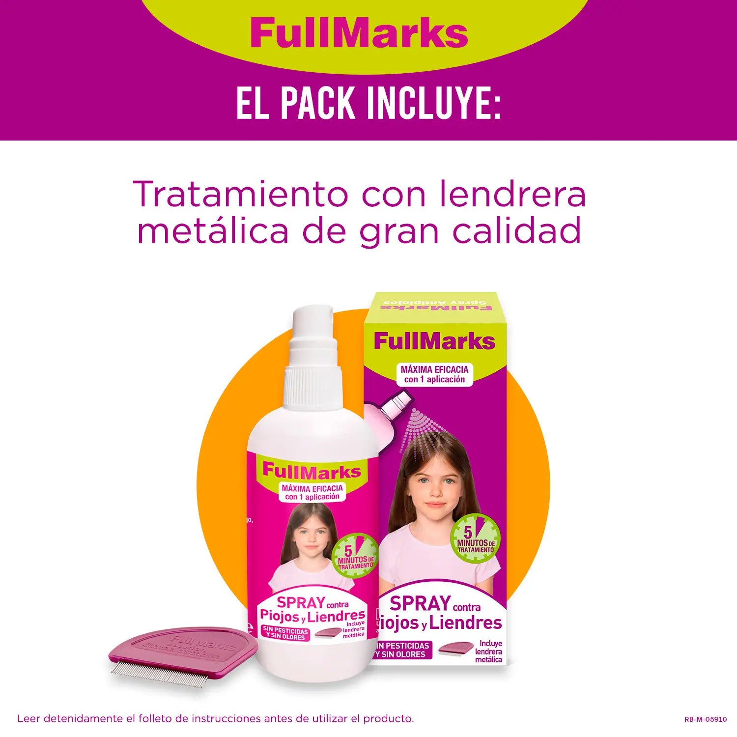 Fullmarks sprej proti všiam 150 ml