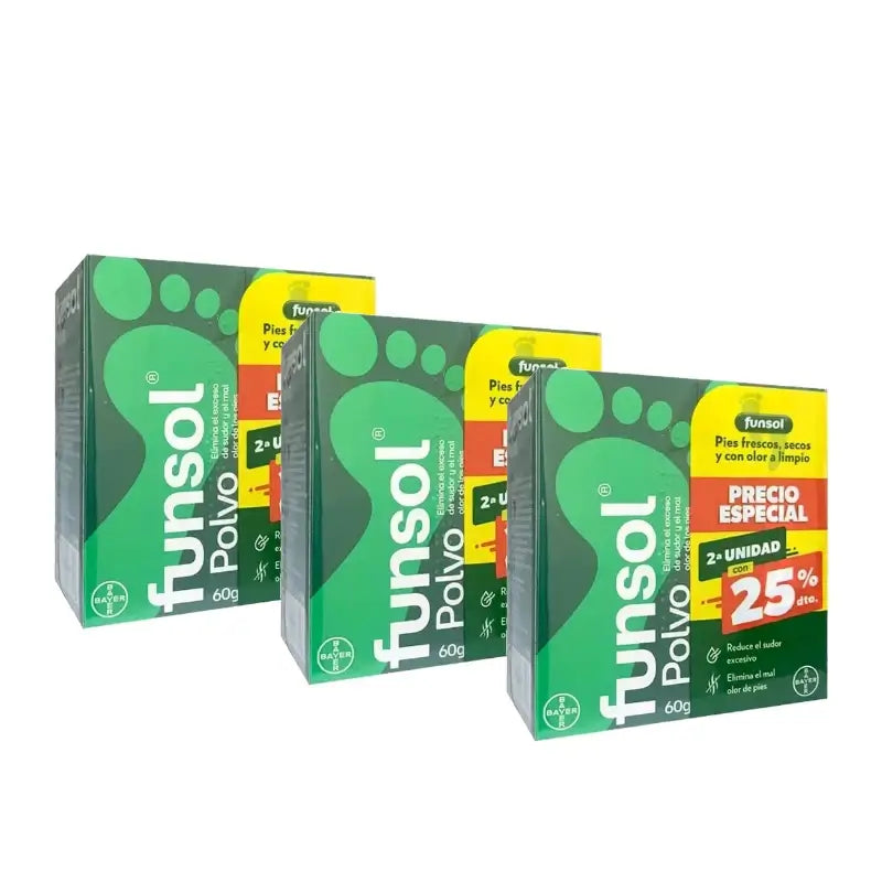Funsol v prášku, 2. balenie so zľavou 25 % v rámci akcie, balenie 3 x 60 g