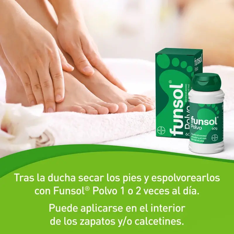 Funsol dezodorant v prášku na nohy 60 g