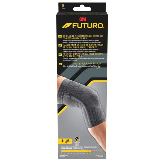 Futuro™ Prémiová kompresná kolenná ortéza so stabilizátormi S (30,4 – 36,8 cm), 1 ks