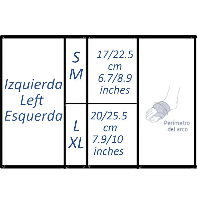 García 1880 Korektor hallux valgus, ľavá noha, veľkosť S/M