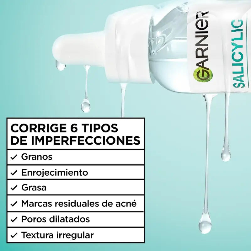 Garnier Anti-Acne Pure Active Salicylic – sérum proti nedokonalostiam a čistiaci prípravok, 30 ml