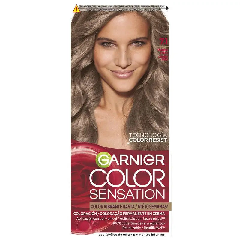 Garnier Color Sensation Trvalá farba v kréme 7.1 Studená blond