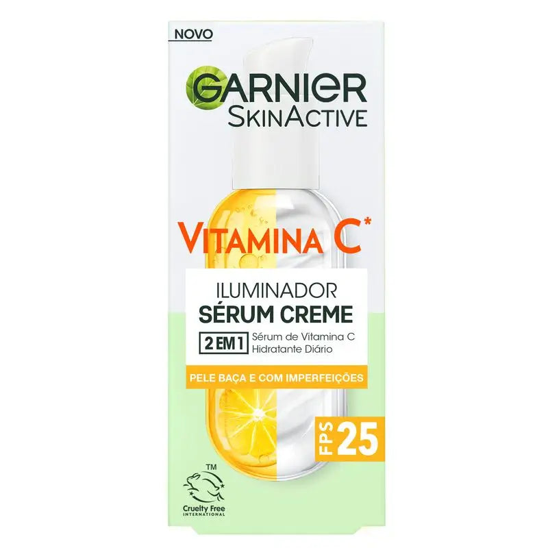 Garnier Krémové sérum s SPF 25. Vysoko koncentrované sérum s vitamínom C a slnečnou ochranou, 50 ml