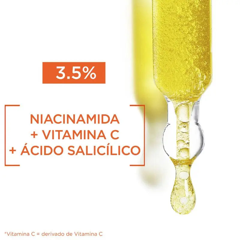 Garnier Krémové sérum s SPF 25. Vysoko koncentrované sérum s vitamínom C a slnečnou ochranou, 50 ml
