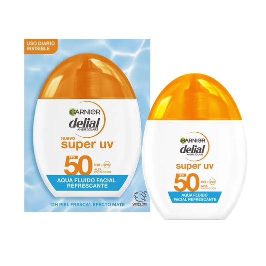 Garnier Delial Osviežujúci pleťový fluid SPF 50 Invisible, 40 ml