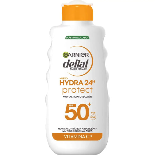 Garnier Delial Hydra Opaľovacie mlieko SPF 50, 175 ml