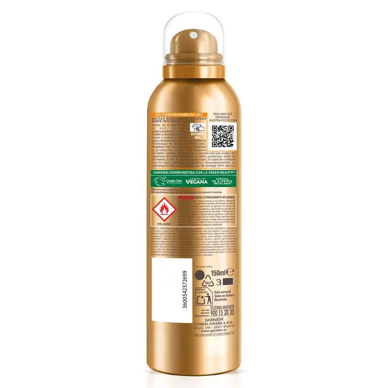 Garnier Delial Ideal Bronze Ochranný sprej SPF 50 150 ml