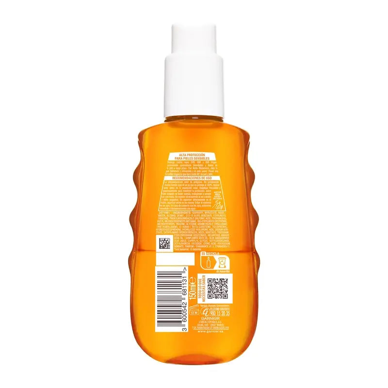 Garnier Delial Sensitive Advanced Hydratačný opaľovací krém SPF 30, 150 ml