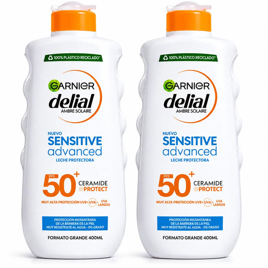 Garnier Delial SPF50+ opaľovacie mlieko 400 ml, balenie po 2 ks
