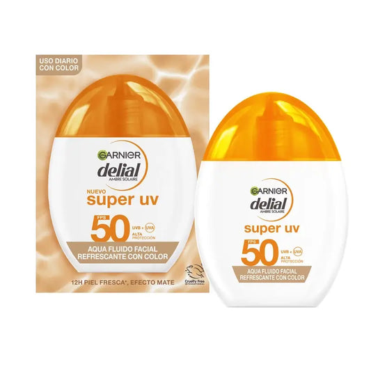 Garnier Delial Super UV Osviežujúci pleťový fluid SPF 50 s matným efektom, 50 ml