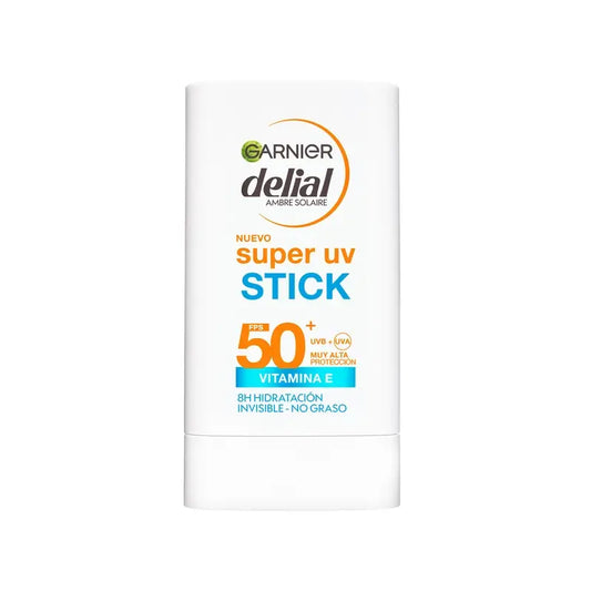 Garnier Delial Super UV Stick SPF 50+ Invisible 8H s hydratačným účinkom, 18 g