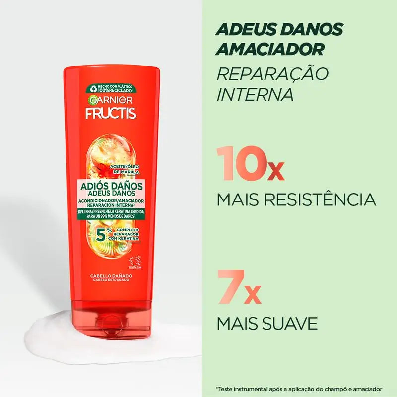 Garnier Fructis Kondicionér „Adiós Daños“ s marulovým olejom pre poškodené vlasy 250 ml
