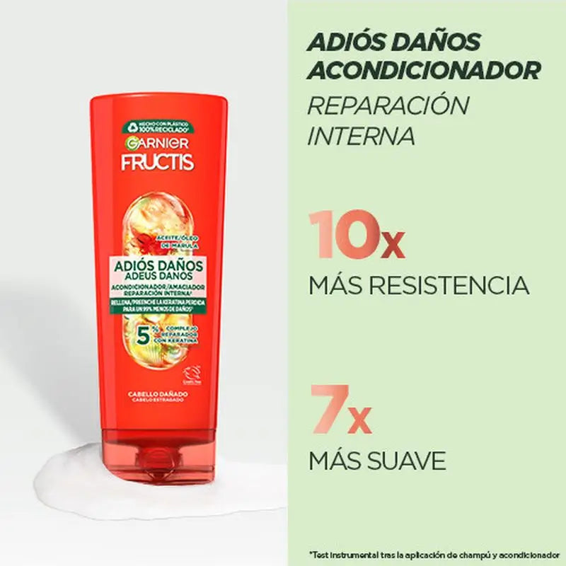 Garnier Fructis Kondicionér „Adiós Daños“ s marulovým olejom pre poškodené vlasy 250 ml
