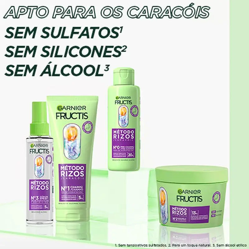 Garnier Fructis Metóda na kučery Maska č. 2 pre hydratované kučery po dobu 1 týždňa 370 ml