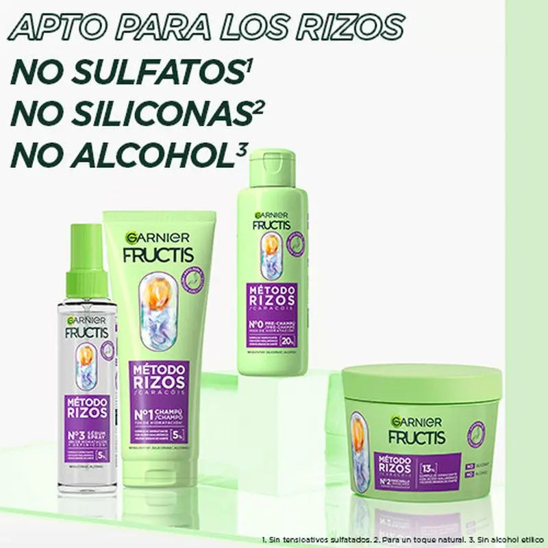 Garnier Fructis Metóda na kučery Maska č. 2 pre hydratované kučery po dobu 1 týždňa 370 ml