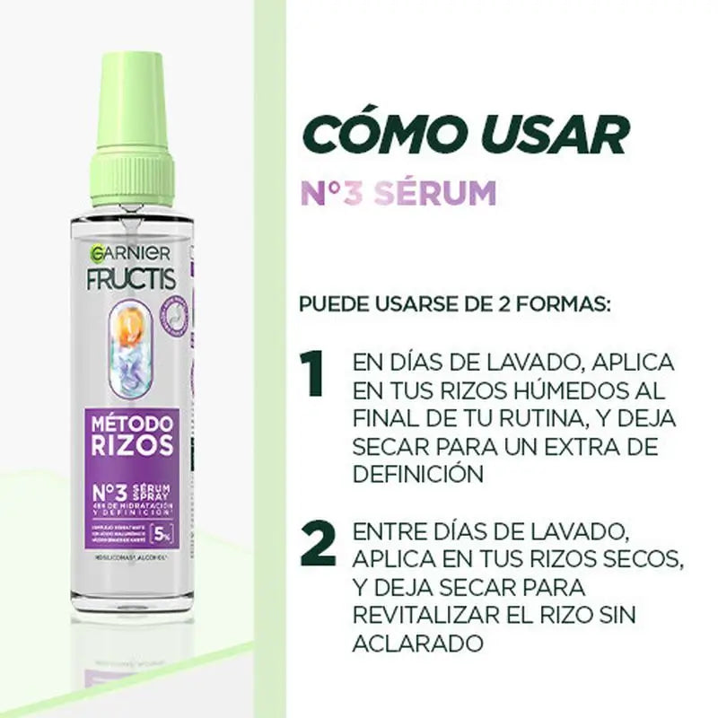 Garnier Fructis Metóda na kučery Sérum č. 3 Hydratované a definované kučery po dobu 48 hodín 150 ml