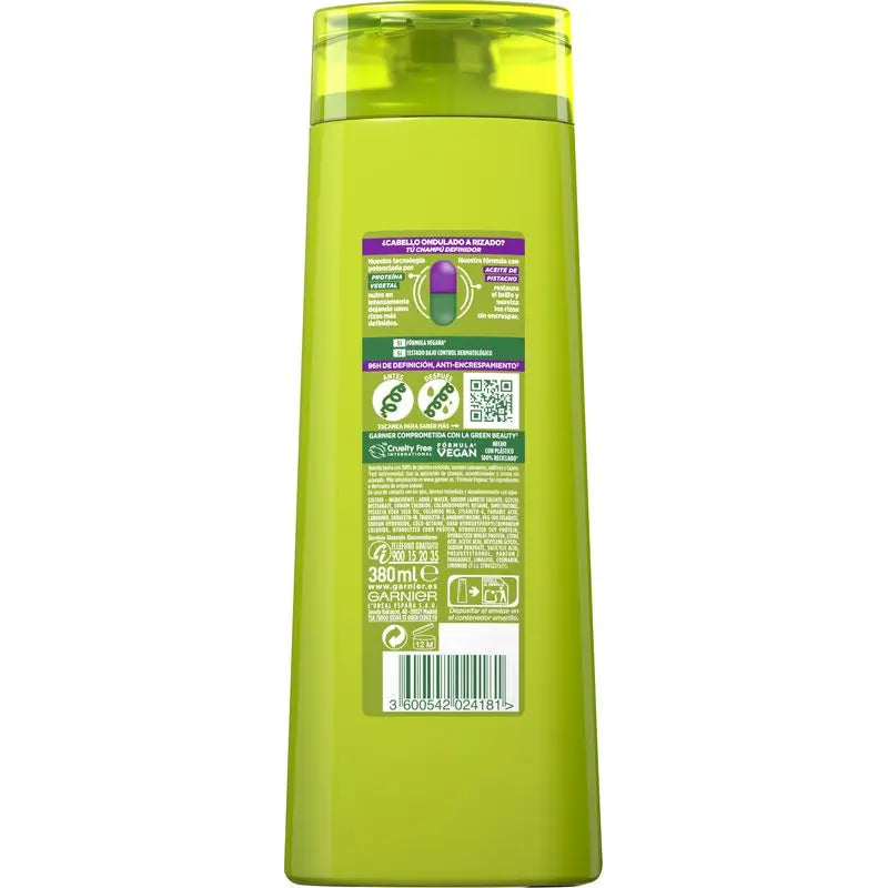 Garnier Fructis Nutri Rizos Contouring šampón na kučeravé alebo vlnité vlasy 380 ml