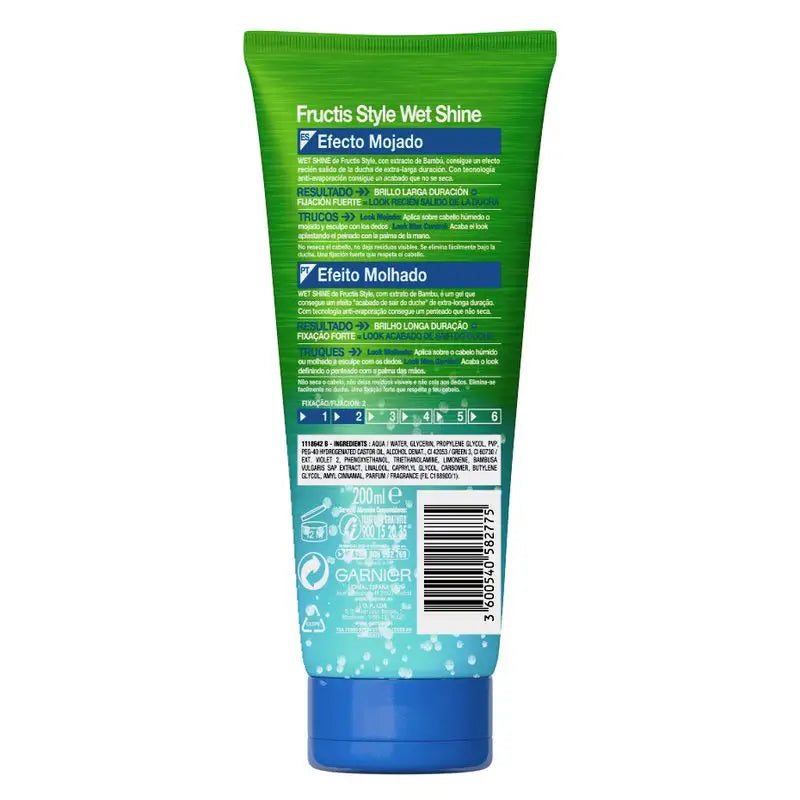 Garnier Fructis Style Gel Wet Shine – efekt mokrých vlasov, 250 ml