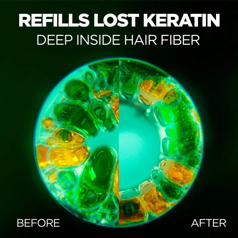 Garnier Fructis Intenzívna kúra Keratin Filler – Zbavte sa poškodenia s olejom z maruly pre poškodené vlasy 200 ml