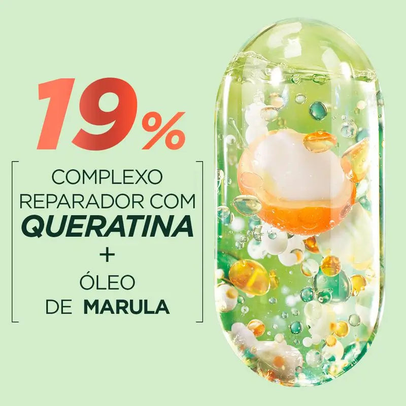 Garnier Fructis Intenzívna kúra Keratin Filler – Zbavte sa poškodenia s olejom z maruly pre poškodené vlasy 200 ml